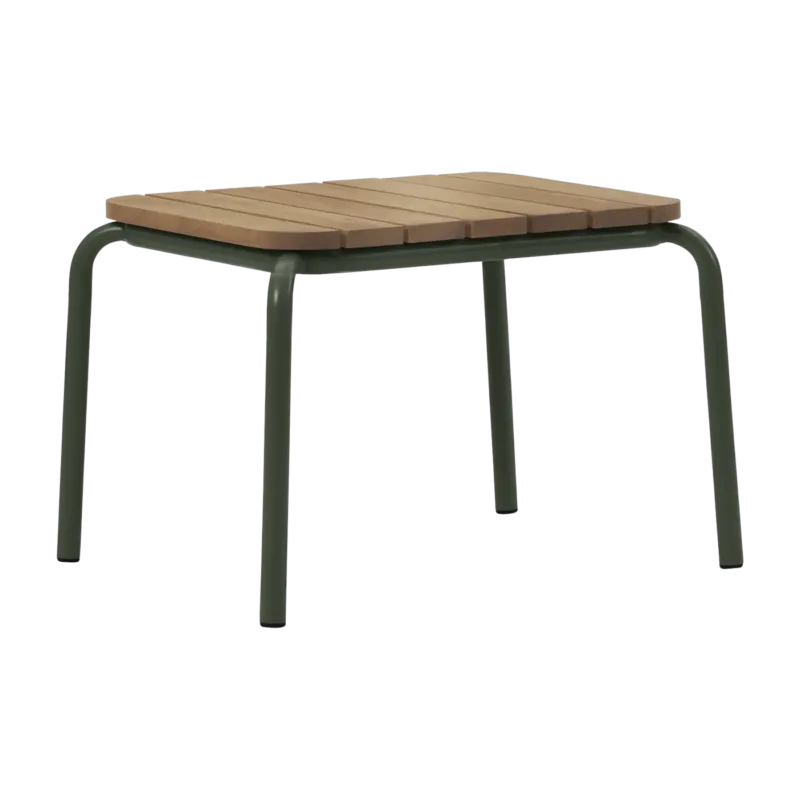 Table basse d'extérieur en acier vert 55 x 45 cm Robinia Vig - Normann Copenhagen