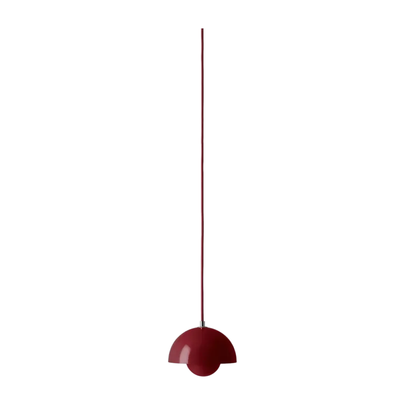 Suspension rouge vermillon Flowerpot VP10 - &tradition