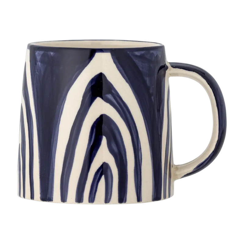 Mug en grès bleu 11 cm Shama - Bloomingville
