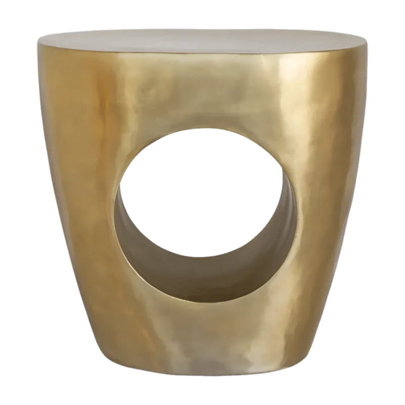 Table d'appoint en aluminimum doré Allure - Urban nature culture