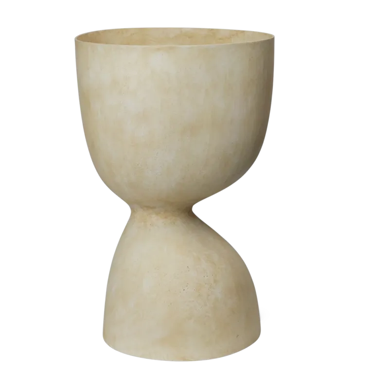 Pot en fibres de verre blanc 70cm Evoke - Ferm living