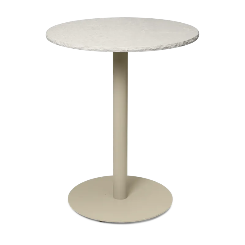 Table ronde de bistro en marbre cachemire 72x60cm Mineral - Ferm living