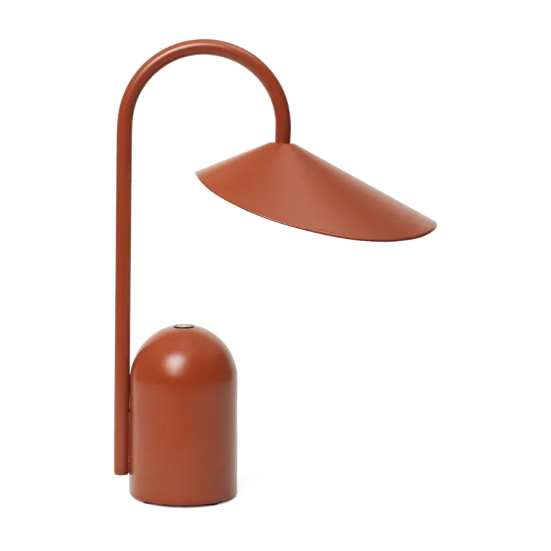Lampe portable en aluminium rouge Arum - Ferm living
