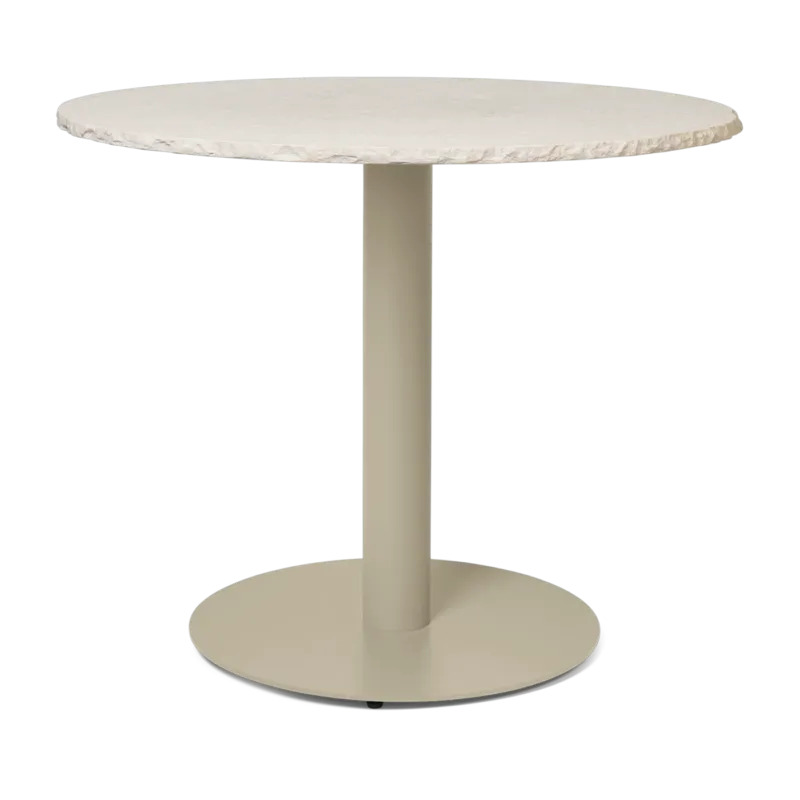 Table à manger ronde en marbre cachemire 90x72cm Mineral - Ferm living