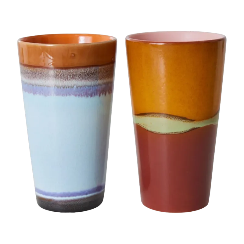 2 Tasses à latte Clash - HKliving