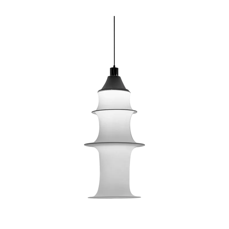 Suspension en filanca blanc 85 cm Falkland - Artemide