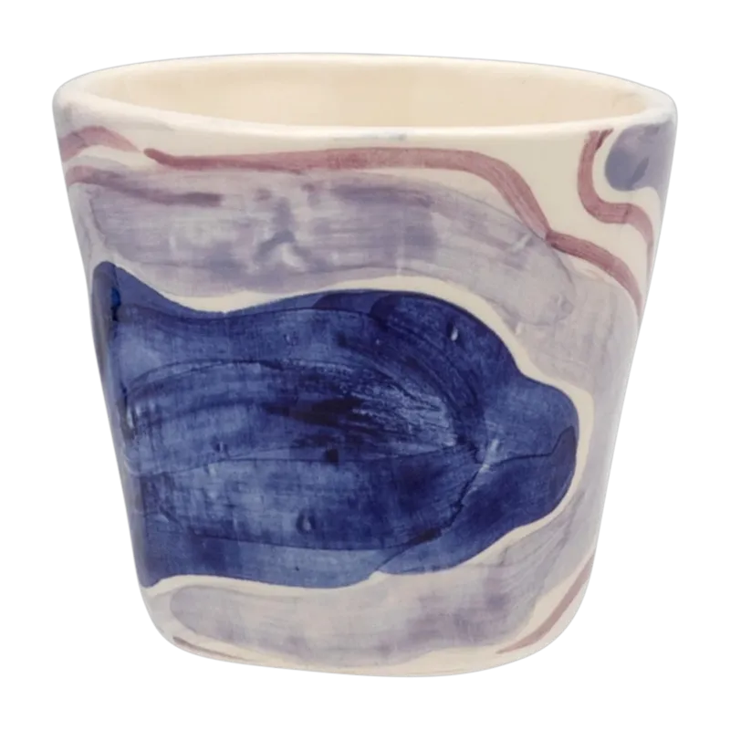 Tasse à expresso en faïence multicolore 6,5x6,2 cm Kaleidoscopic - Anna + Nina