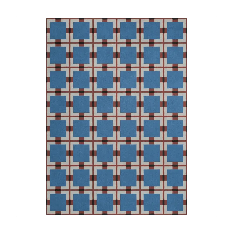 Tapis rectangulaire en laine tufté berry rain 200x300cm Evelina Kroon - Layered