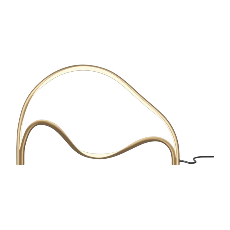 Lampe de table en aluminium laiton 24,5x39cm Plons - Maytoni
