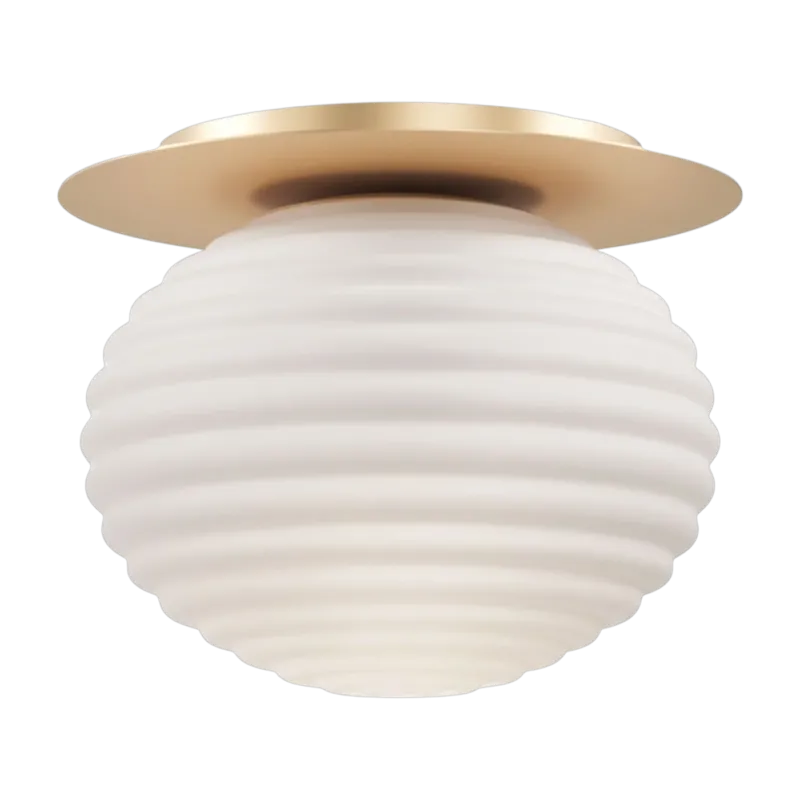 Plafonnier en métal doré 32x28cm Reels - Maytoni