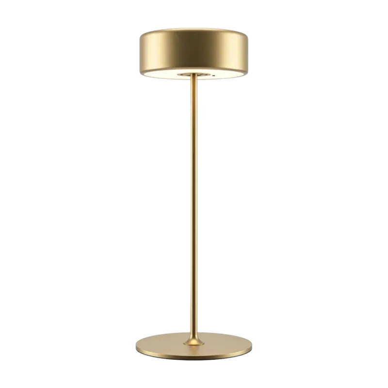 Lampe de table portable en aluminium doré 12x34,5cm AI Collaboration - Maytoni