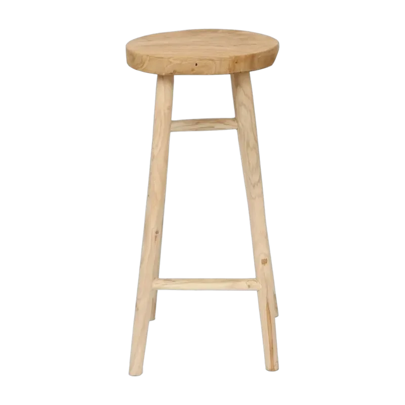 Le tabouret de bar Kedut - Naturel - Bazar Bizar