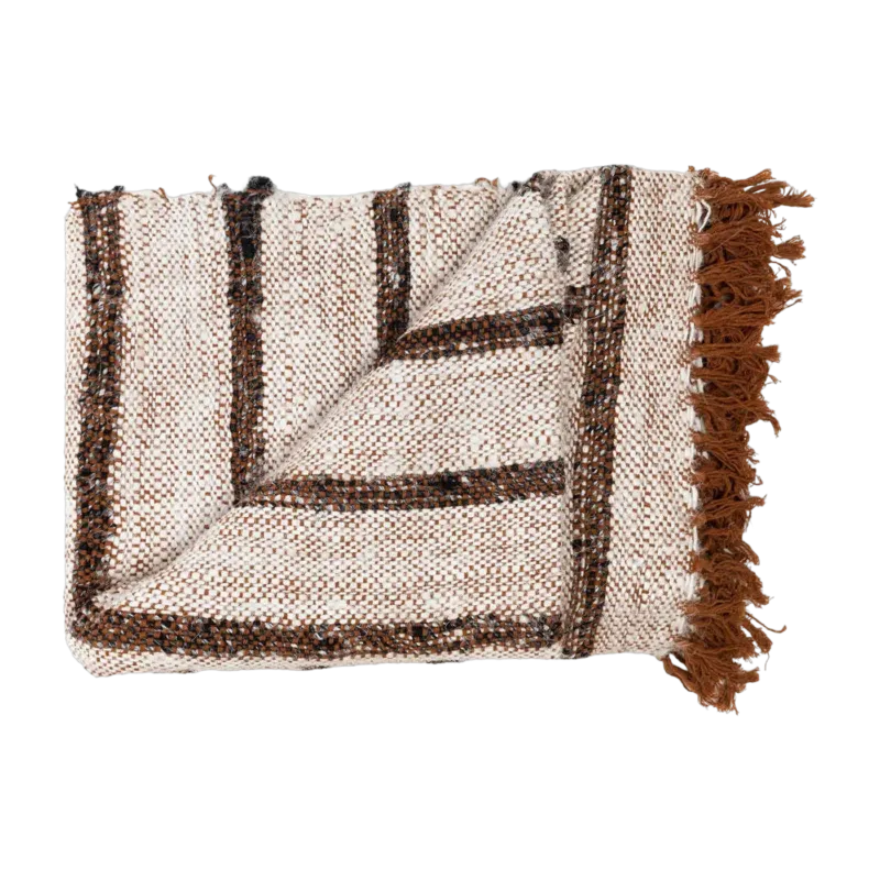 Le plaid S'il Vous - Bohème Blanc - Bazar Bizar