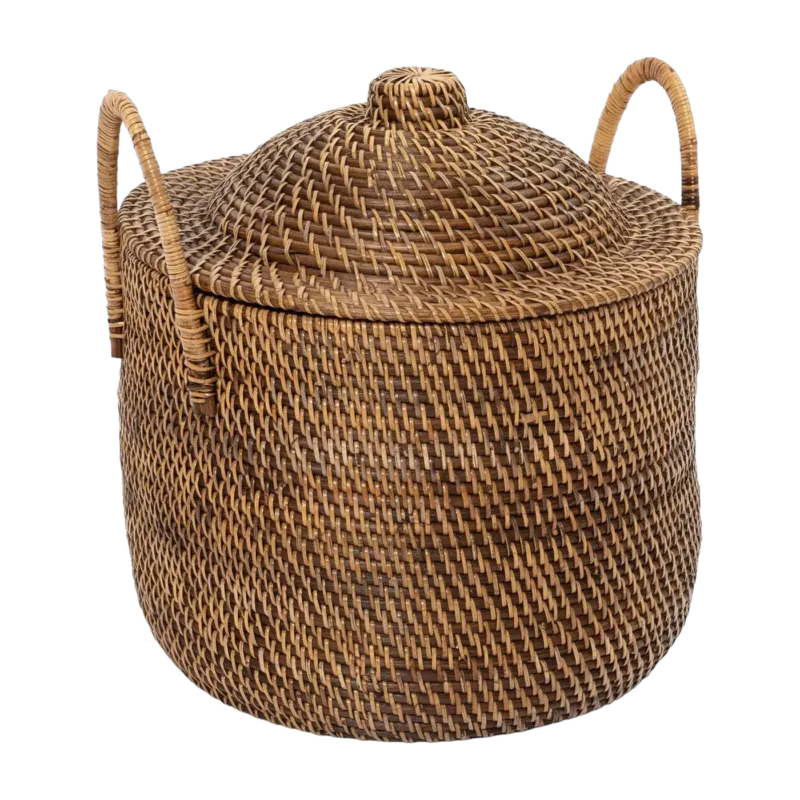 Le panier à poignées Colonial - Natural Brown - Bazar Bizar