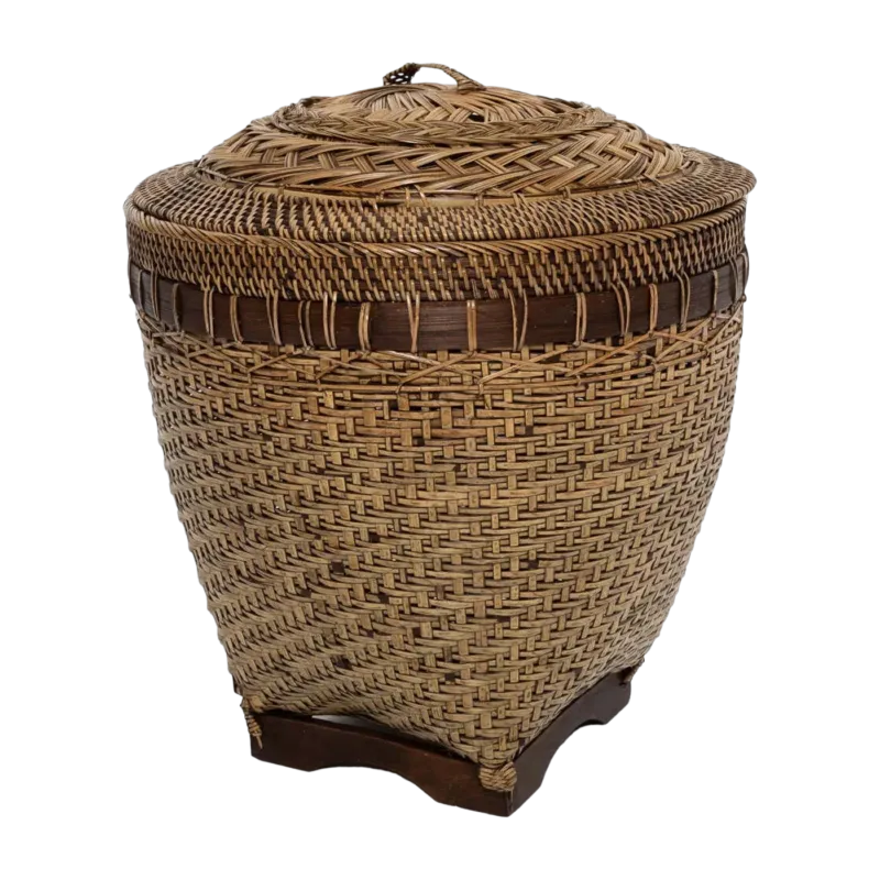 Panier de rangement Colonial - Brun naturel - M - Bazar Bizar