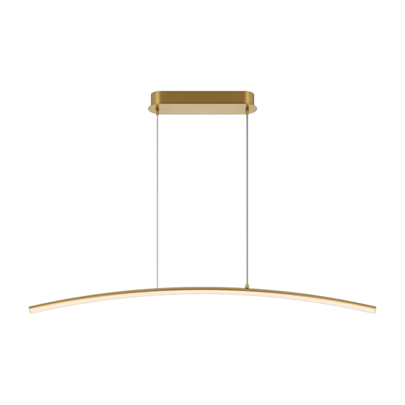 Suspension horizontale en aluminium doré 98cm Light Reflection - Maytoni
