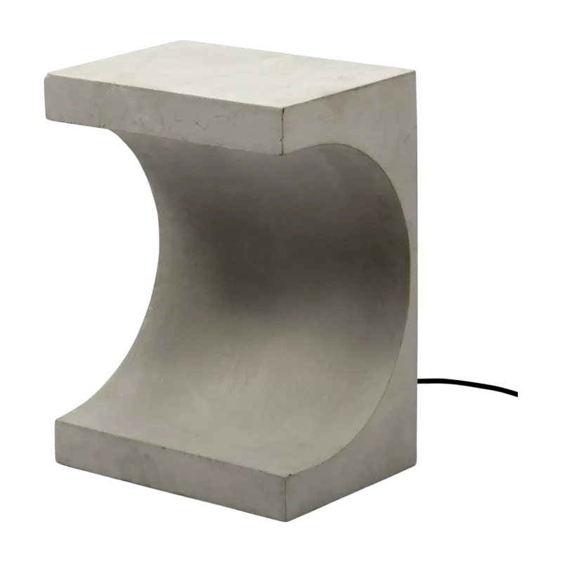 Table d'appoint lumineuse en béton 40,4cm Tangent - Serax