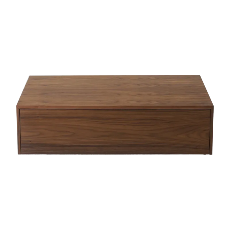 Table basse avec tiroir en noyer 103x60cm Mass - New Works