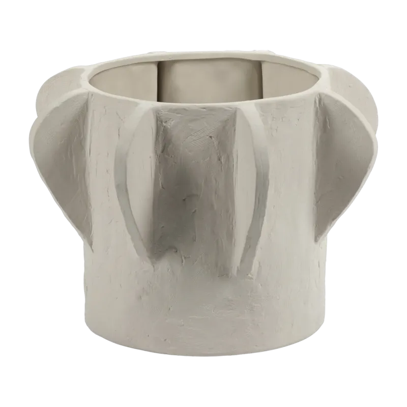 Cache-pot de fleurs en grès beige 35,5x24cm 02 Molly - Serax