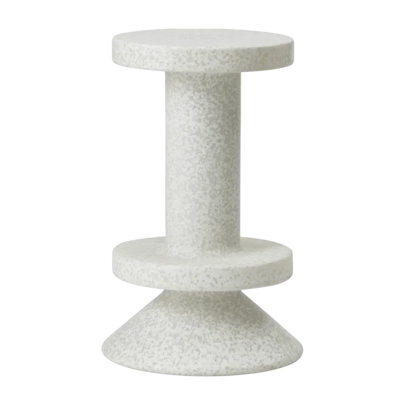 Tabouret de bar en plastique recyclé blanc 65cm Bit - Normann Copenhagen