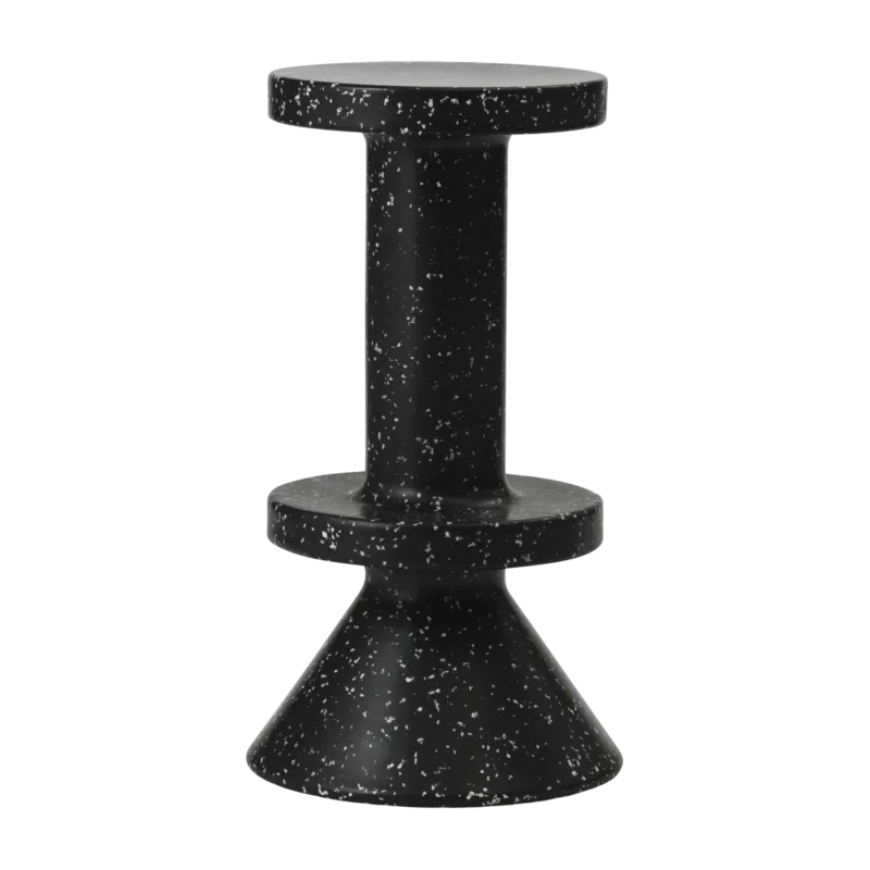 Tabouret de bar en plastique recyclé noir 75cm Bit - Normann Copenhagen
