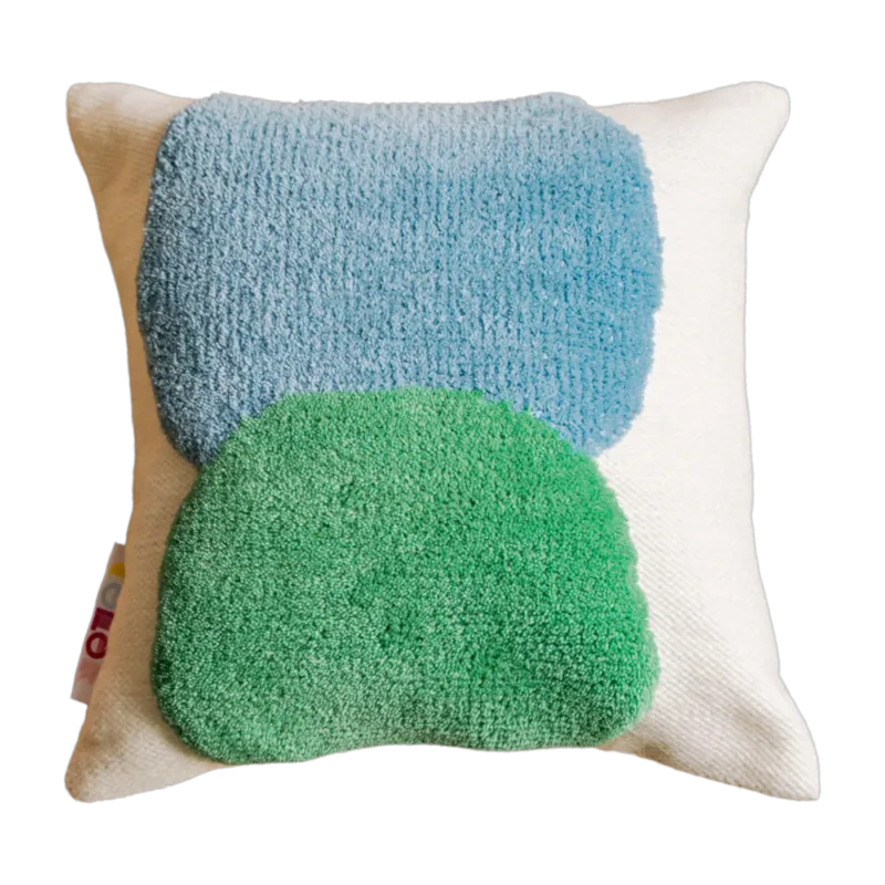 Coussin en laine 45x45cm The Vase - Colortherapis