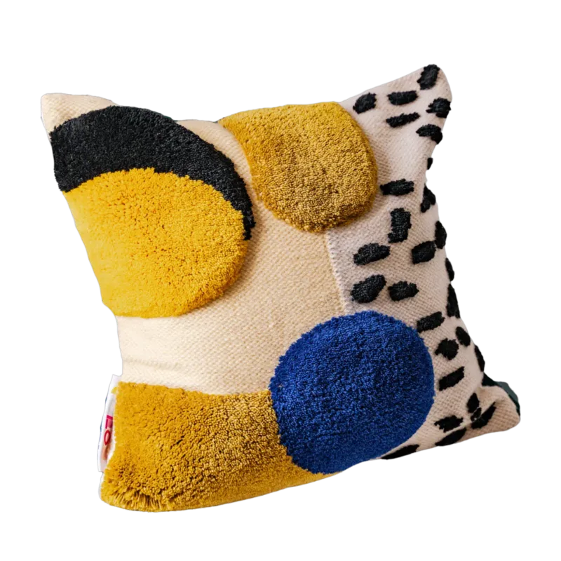 Coussin en laine 45x45cm Housewarming Party - Colortherapis