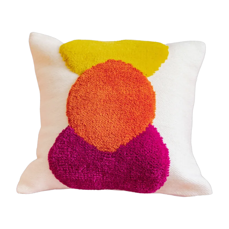 Coussin en laine 45x45cm Good Karma - Colortherapis