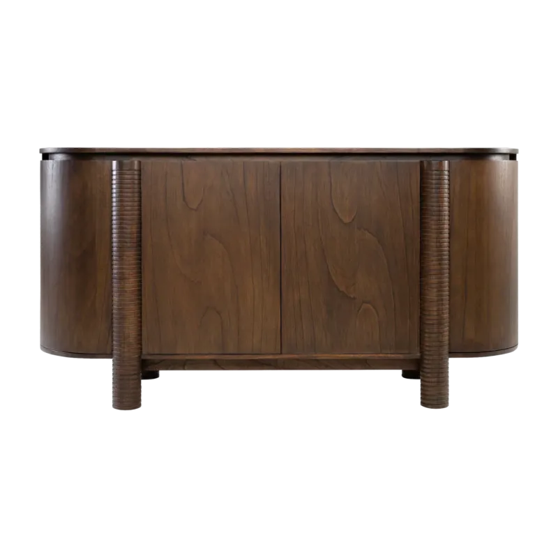 Buffet en bois mindy café torréfié 160x82cm Mezze - Versmissen