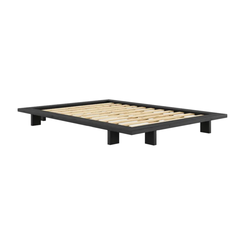 Sommier en bois de pin black night 140x200 cm Japan - Karup Design