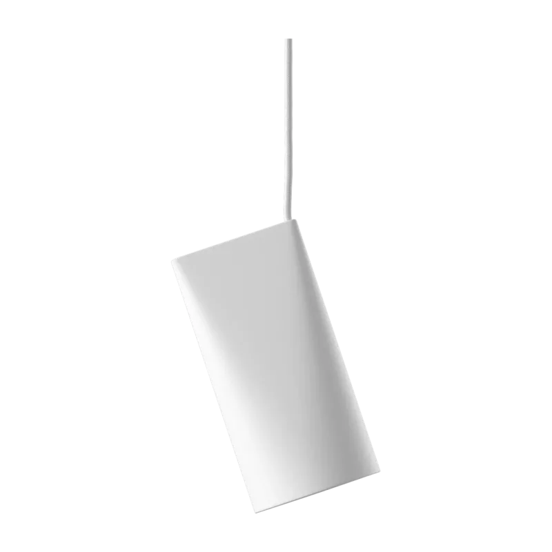 Suspension en porcelaine brute non émaillée blanche 22cm Ceramic - Moebe