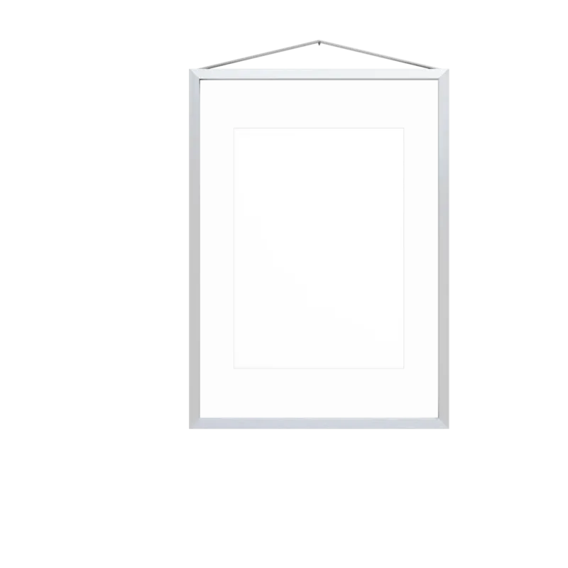 Cadre design à suspendre Frame Chrome A3 - Moebe
