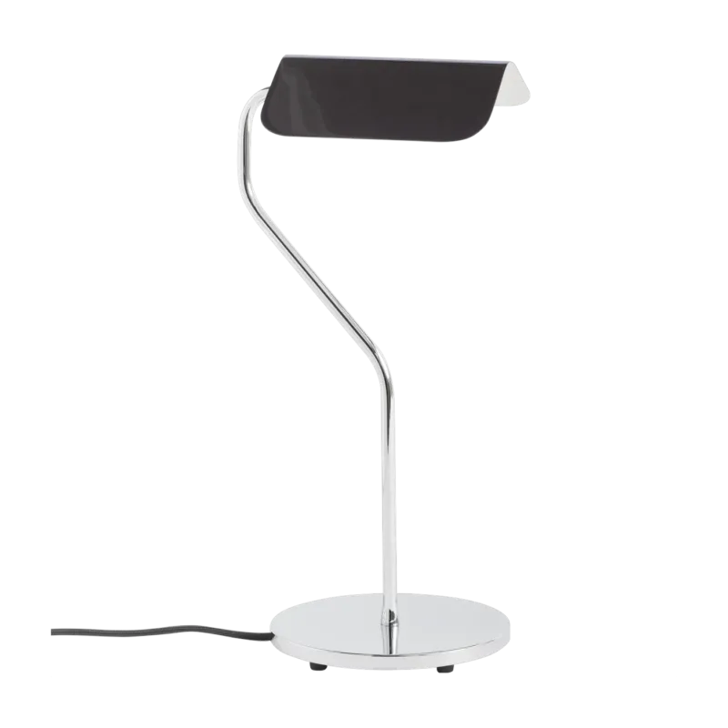 Lampe de bureau base incurvée noire Apex - HAY