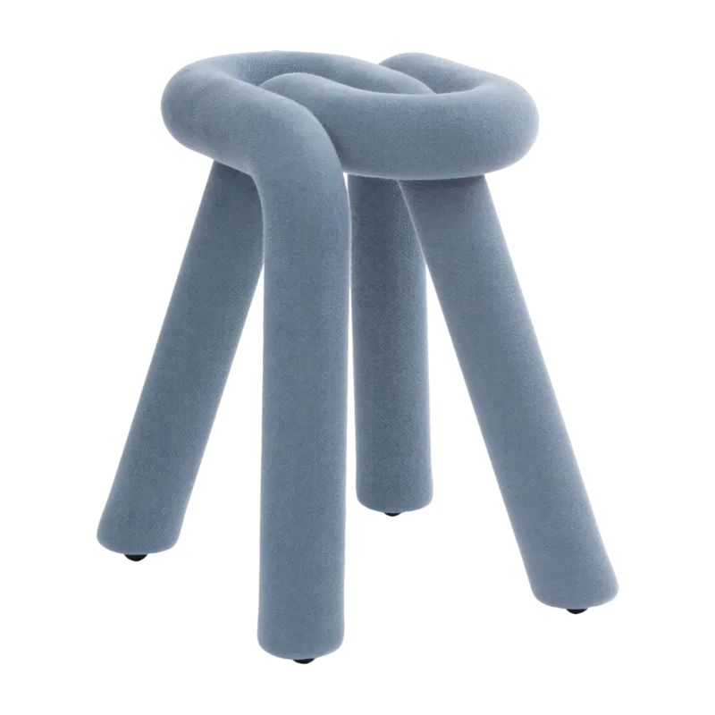 Tabouret bleu ciel 46,5cm Bold - Moustache