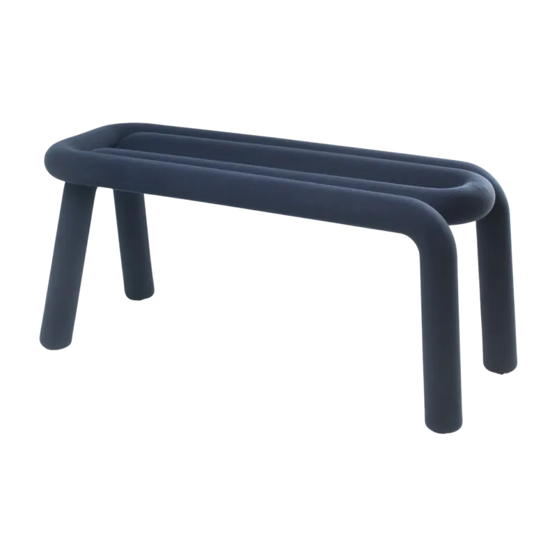 Banc bleu foncé 100cm Bold - Moustache