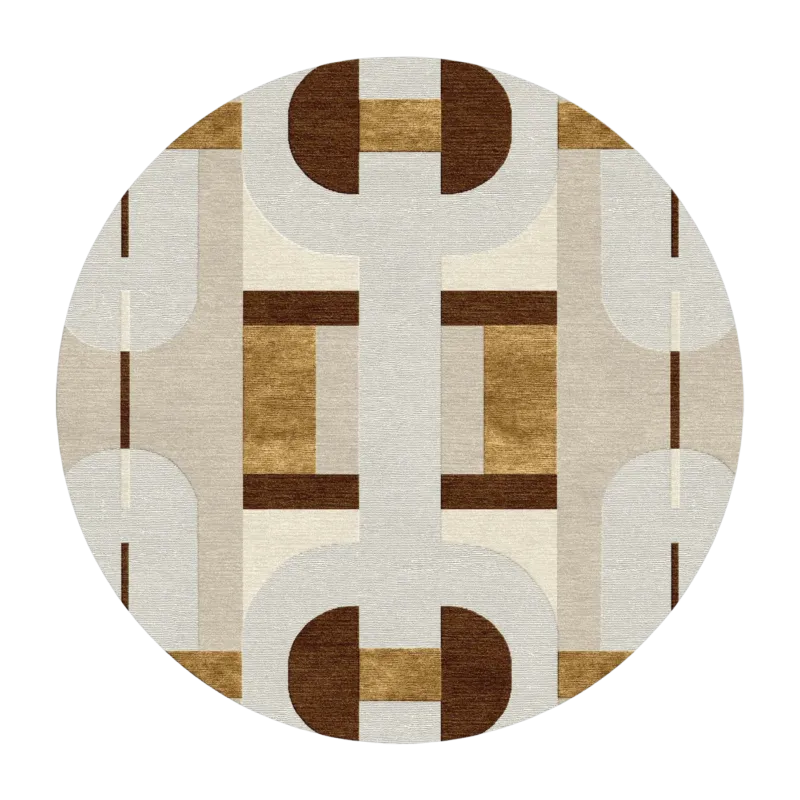 Tapis en laine rond 250cm Victoria - Son-Tapis