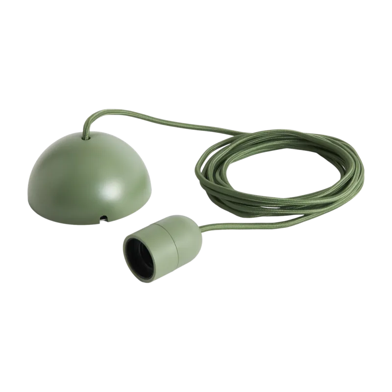 Câble pour suspension en tissu vert jardin 400cm Common Cord Set - Hay
