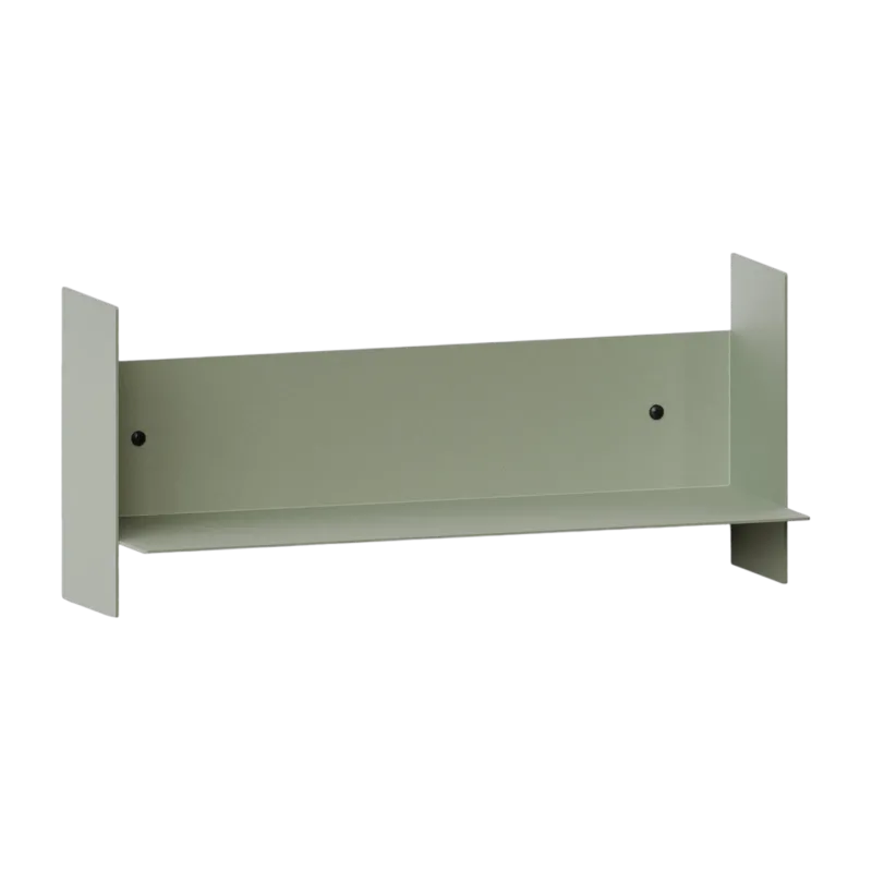 Etagère murale en acier gris eucalyptus 45cm Pli - Tiptoe