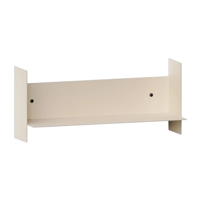 Etagère murale en acier blanc crème 45cm Pli - Tiptoe