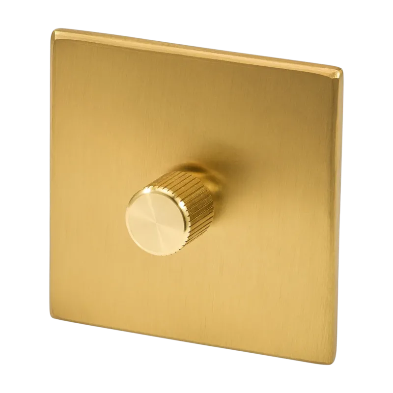 Variateur simple en acier inoxydable laiton 8,8cm Dimmers - Tala