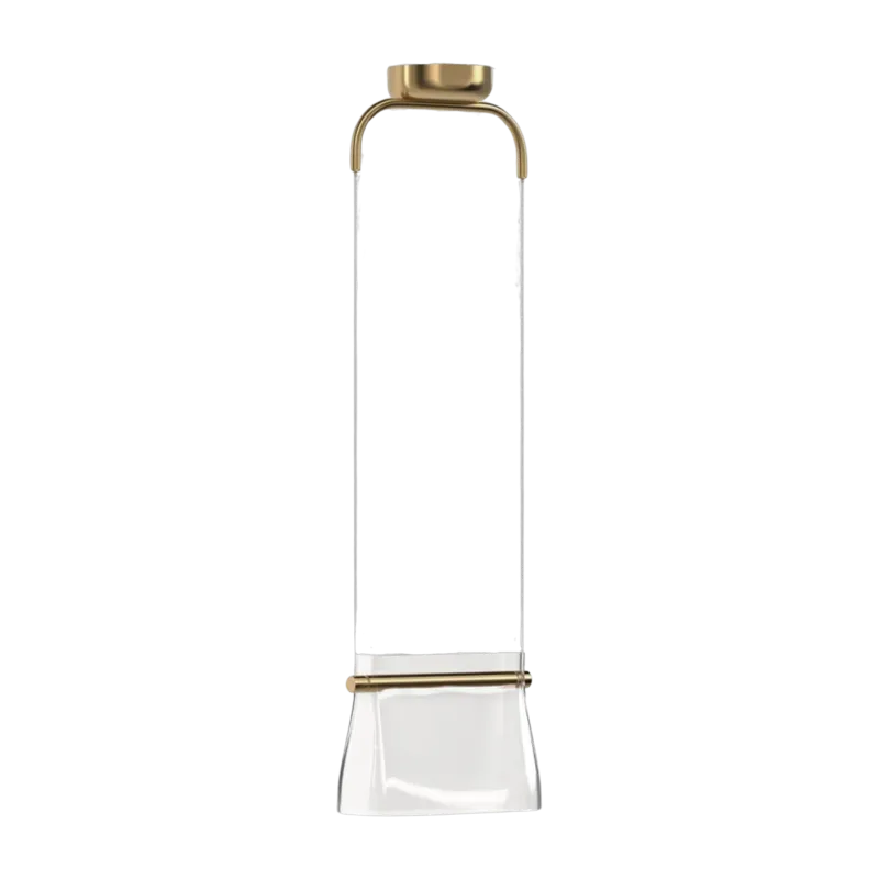 Suspension en métal laiton et verre 25x12,7cm Cabaret - Maytoni