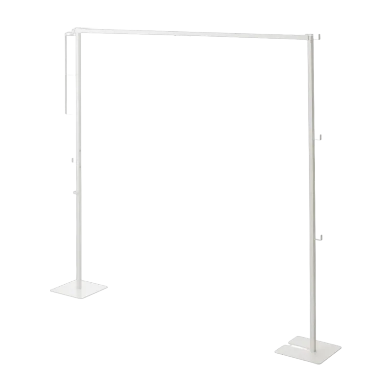 Etendoir d'intérieur pliable en acier blanc 25x175x160cm - Yamazaki