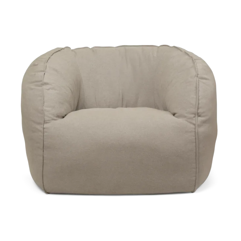 Fauteuil en re-coton naturel 106cm Nesten - Ferm Living