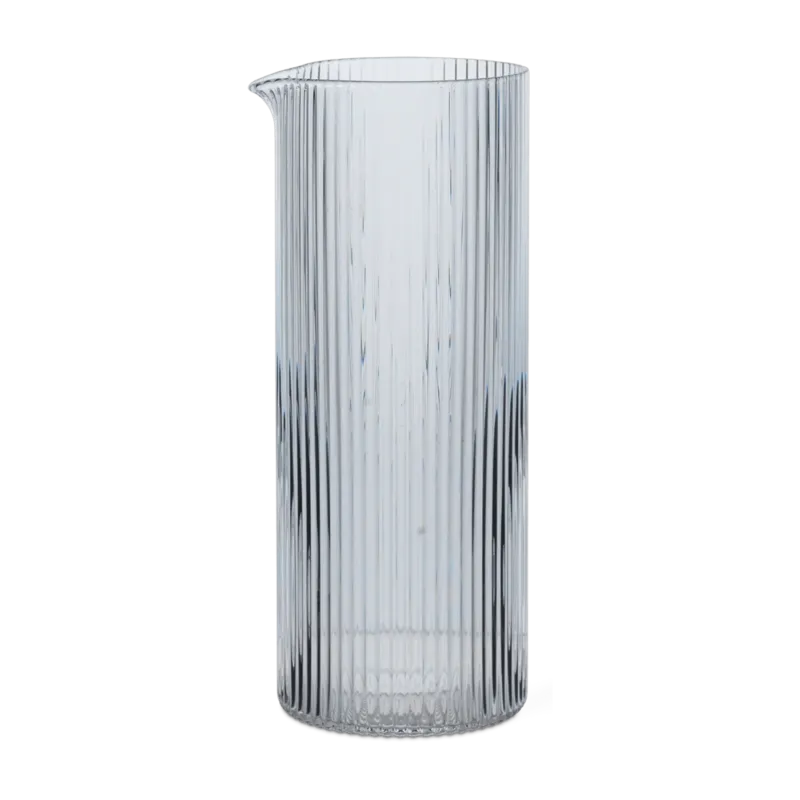 Carafe en verre transparent Ripple - Ferm Living