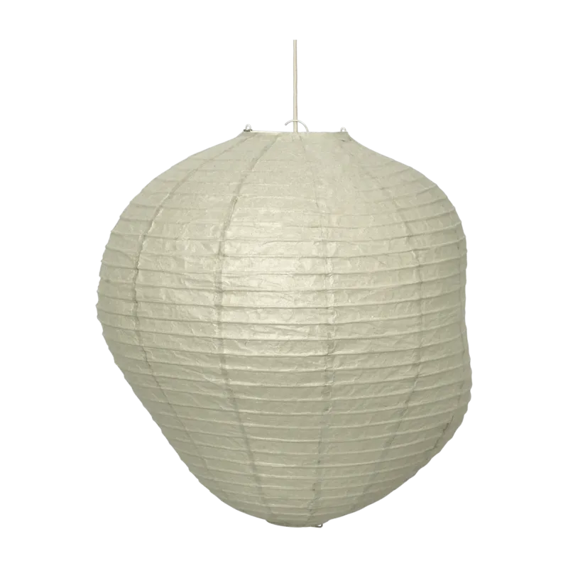 Abat-jour en papier washi sauge sombre 60cm Kurbis - Ferm Living