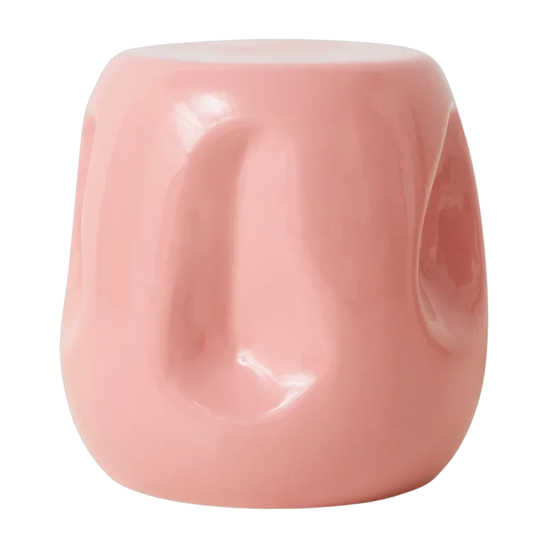 Table d'appoint en céramique Currents Coral - HKLIVING