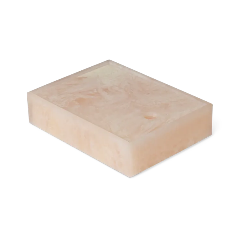 Boite en résine rose 15x20x4,9cm Mist - Ferm living