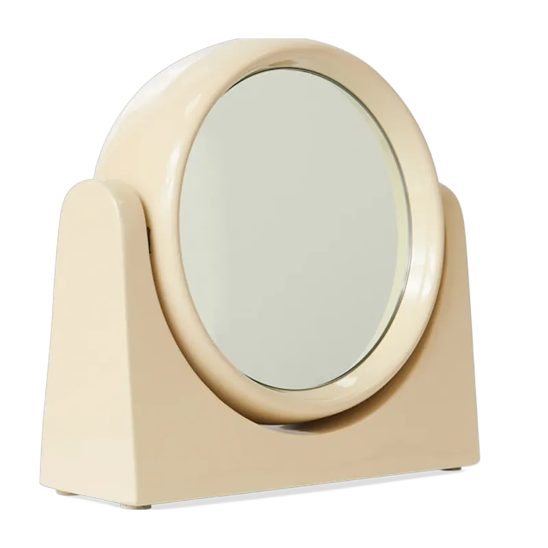 Miroir de coiffeuse crème 33x11x32cm - HKLIVING