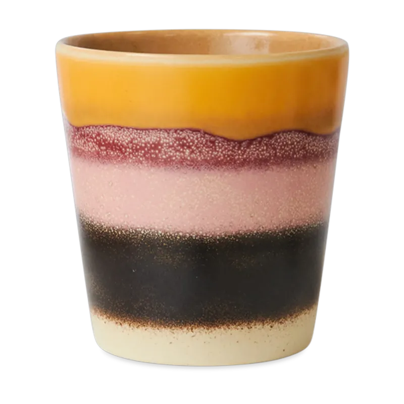 Tasse à café en grès 8cm Sunset - HKLIVING