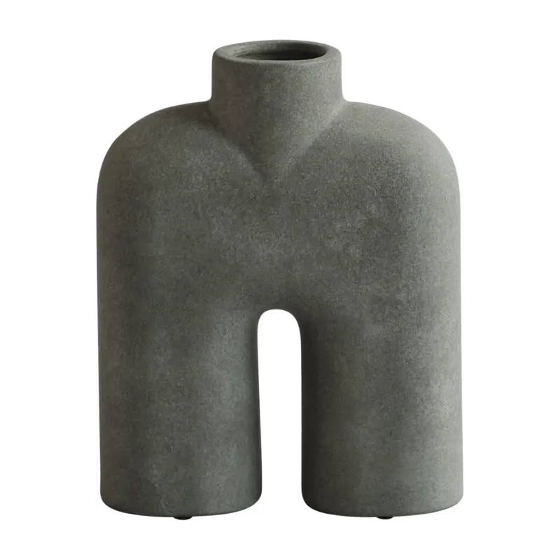 Vase gris foncé 23 cm Cobra - 101 Copenhagen